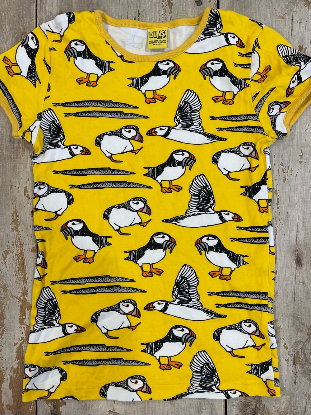 Duns puffin t-shirt - size 152cm